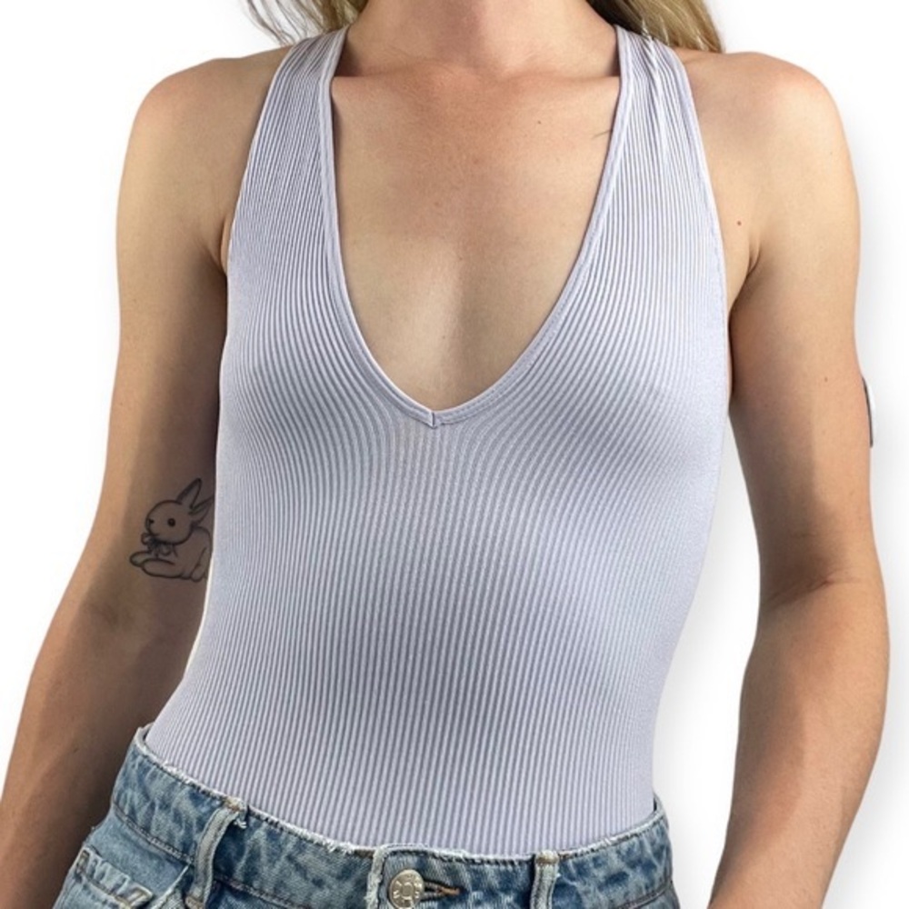 SALE! Urban Outfitters Out From Under lavender sleeveless ribbed bodysuit. Sz M